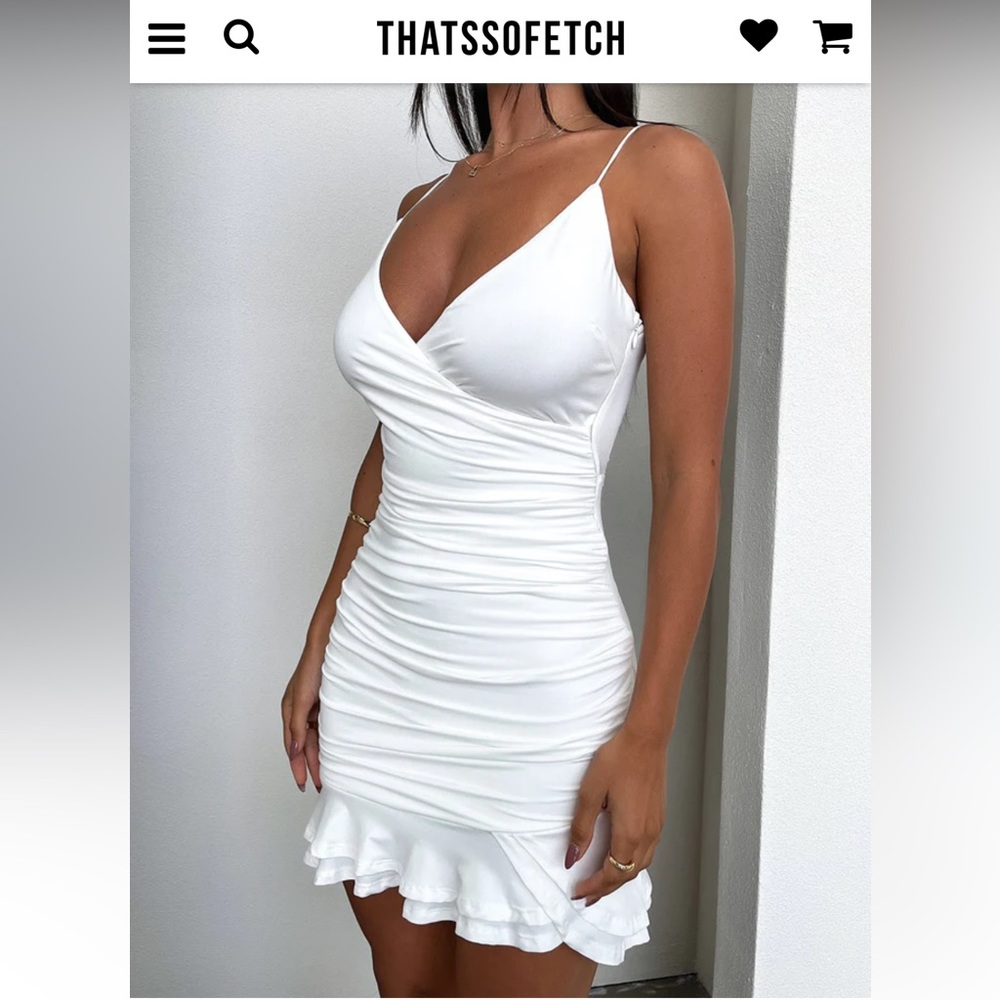 THATSSOFETCH Gentry Dress - White